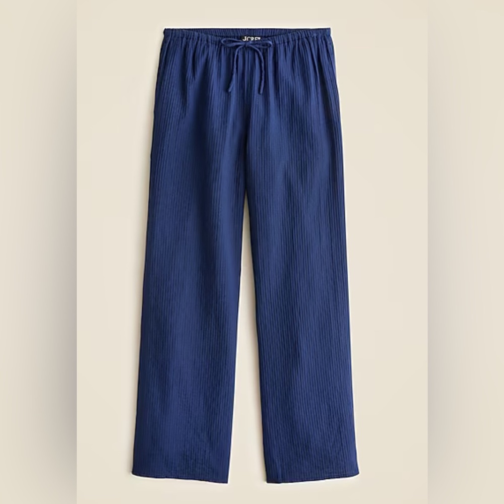 NWT J Crew Airy Gauze Beach Pant sz SM